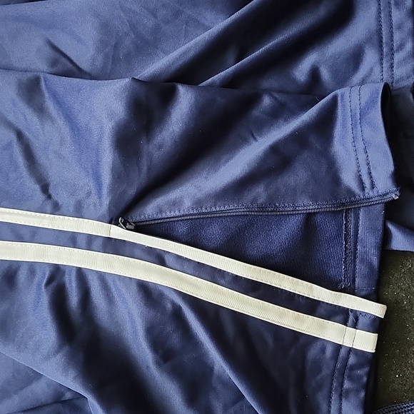 STARTER Blue and White Stripe Jogger Sweatpants Athletic Fit; Navy, Size:XL - Picture 10 of 13